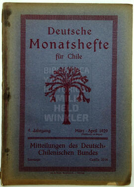 Deutsche Monatshefte für Chile 9. Jahrgang, März-April 1929