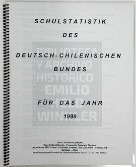 Schulstatistik des Deutsch-Chilenischen Bundes für das jahr 1999