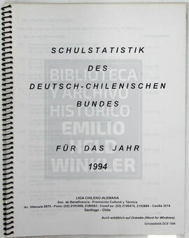 Schulstatistik des Deutsch-Chilenischen Bundes Für das Jahr 1994