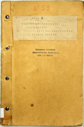 Berichte, Erinnerungen und Briefe zur Anfangszeit der Kolonisation im Sueden Chiles