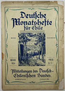 Deutsche Monatshefte für Chile. November 1924. Mitteilungen des Deutsch-Chilenischen Bundes