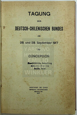 Mitteilungen des Deutsch-Chilenischen Bundes