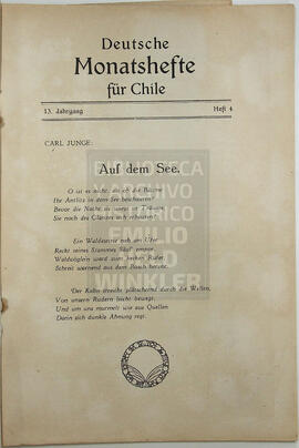 Deutsche Monatshefte für Chile. 13° año, Número 4, 1933