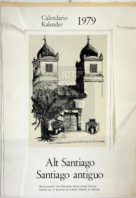 Calendario Kalender 1979. Alt Santiago. Santiago antiguo
