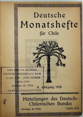 Deutsche Monatshefte für Chile 1928