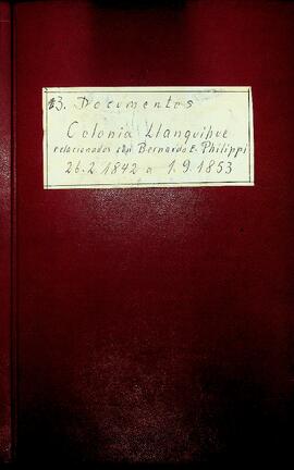 Documentos Colonia Llanquihue III Relacionado con Bernardo Philipi