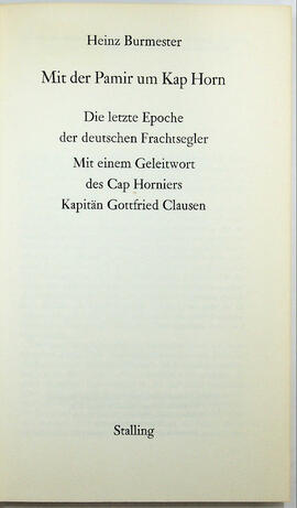 Mit der Pamir um Kap Horn