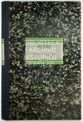 Libro de Ingreso de Biblioteca y Archivo Histórico Emilio Held Winkler