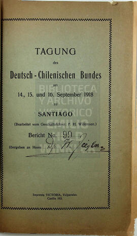 DCB-Tagungen 1916-1920