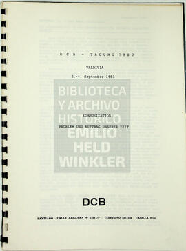 DCB-Tagung 1983 Valdivia