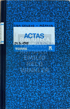 Liga Chileno-Alemana. Actas. 24.5.1988.12 diciembre 1989.