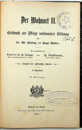 Der Wohnart. Lesebuch zur Pflege nationaler Bildung