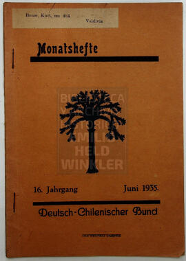 Monatshefte. 16. Jahrgang, Juni 1935. Deutsch-Chilenischer Bund
