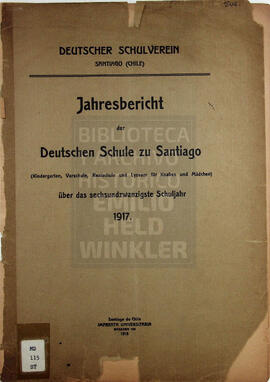 Jahresbericht der Deutschen Schule zu Santiago