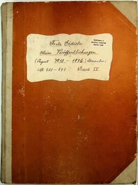 Meine Veröffentlichungen Band IV