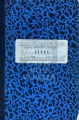 Liga Chileno-Alemana. Actas. 17.1.1986 - 5 de abril 1988