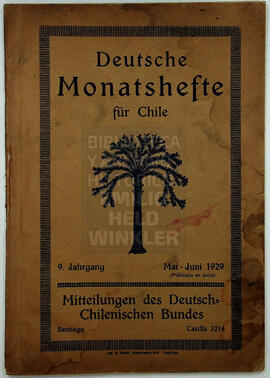 Deutsche Monatshefte für Chile 9. Jahrgang, Mai-Juni 1929